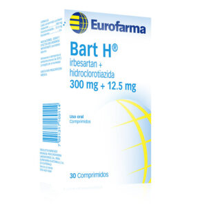 BART H 300MG/12.5MG C/30 COMPRIMIDOS