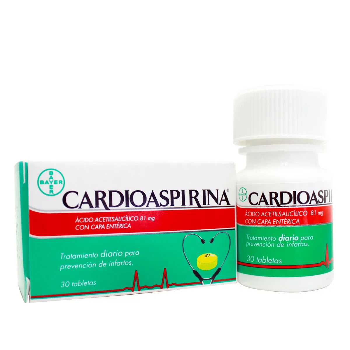 CARDIOASPIRINA C/30 TABLETAS