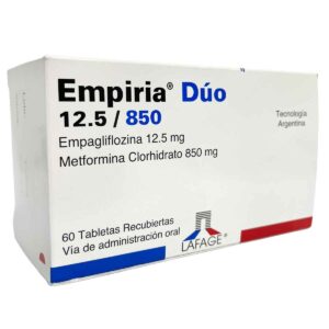 EMPIRIA DUO 12.5/850MG C/60 TABLETAS